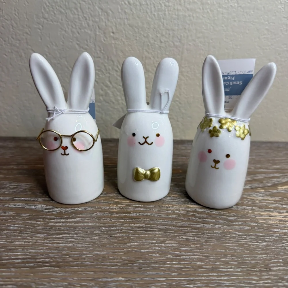 Target Bullseye Playground Easter 2026 Small Ceramic Bunny Figurals Full Set